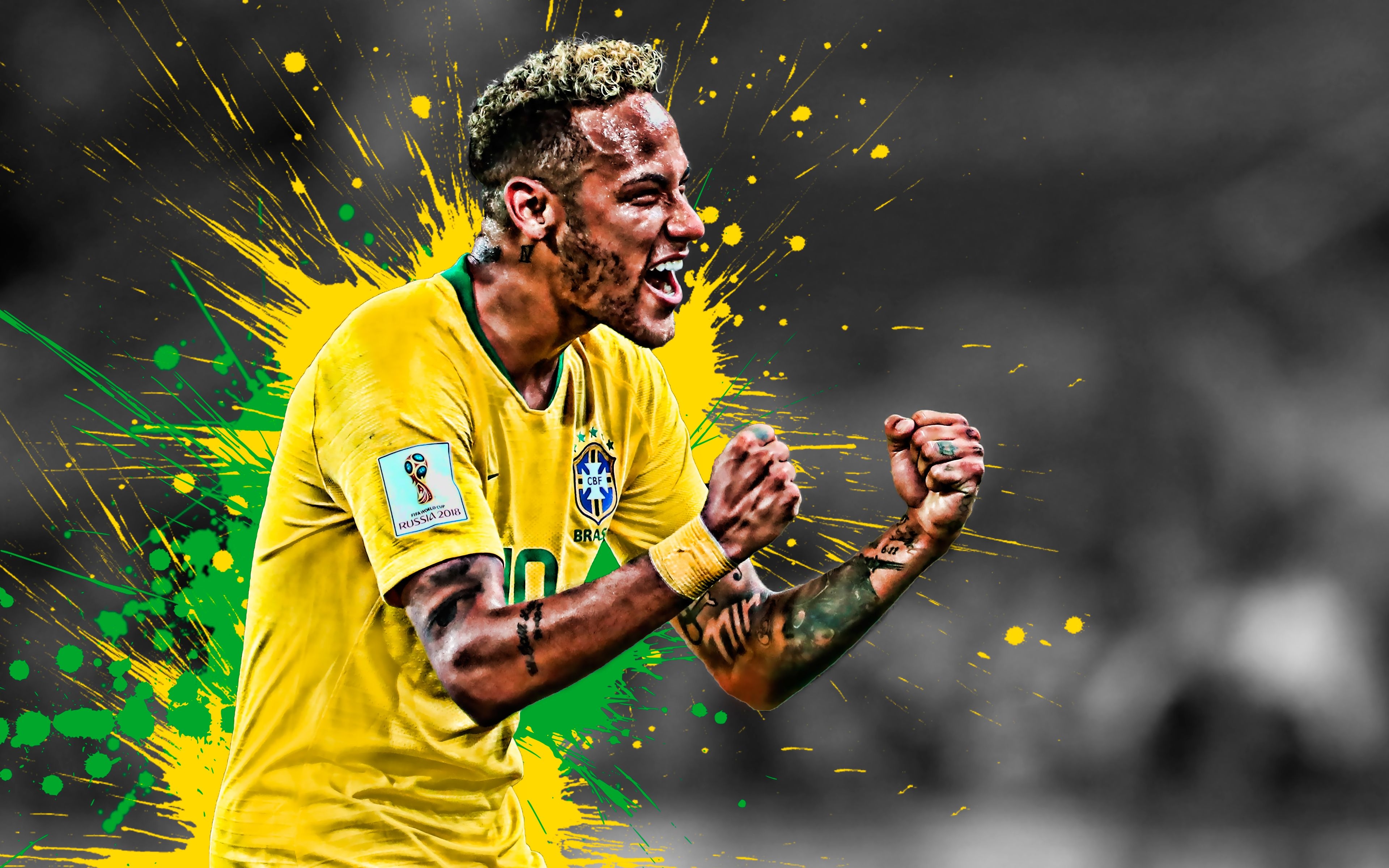 3840x2400 Neymar 4k Ultra HD Wallpaper, Desktop