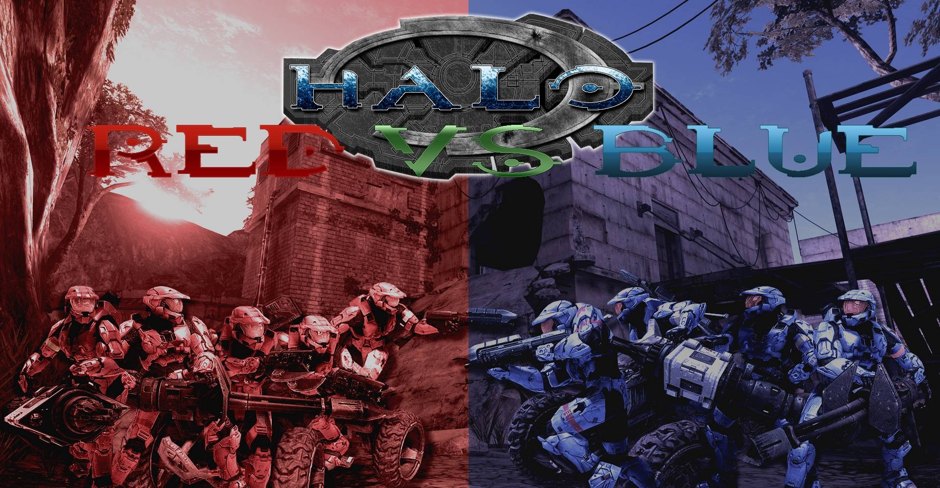 1920x1000 Halo Red vs Blue Wallpaper. Game Wallpaper HD, Desktop