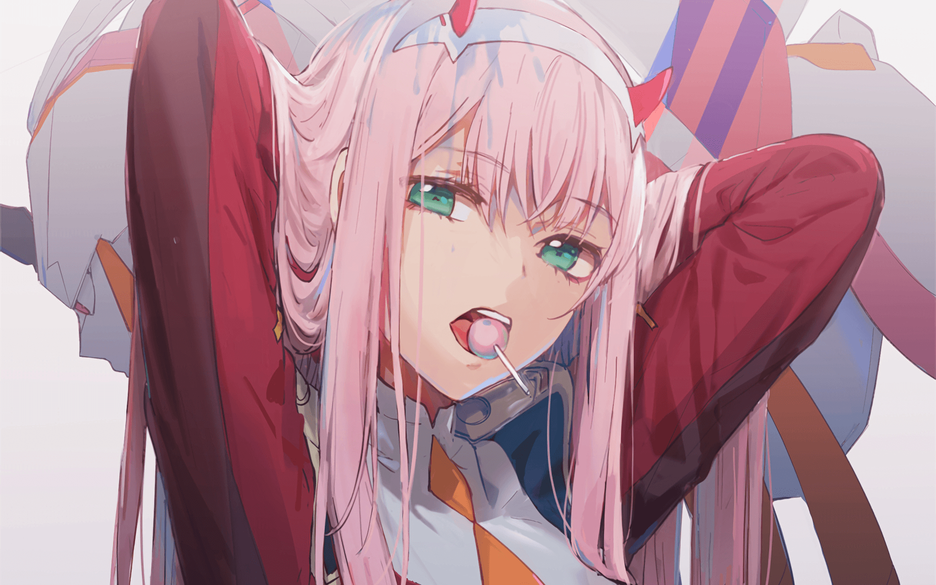 1920x1200 Zero Two (Darling in the FranXX) HD Wallpaper. Background, Desktop