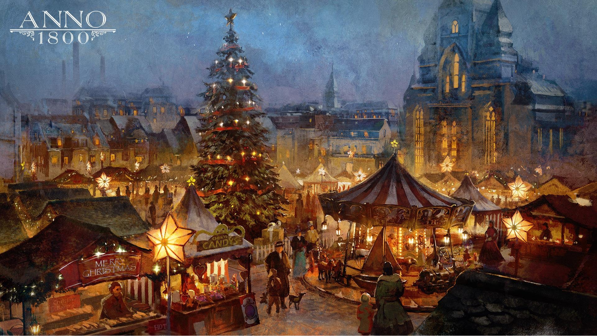 1920x1080 Christmas wallpaper, Desktop