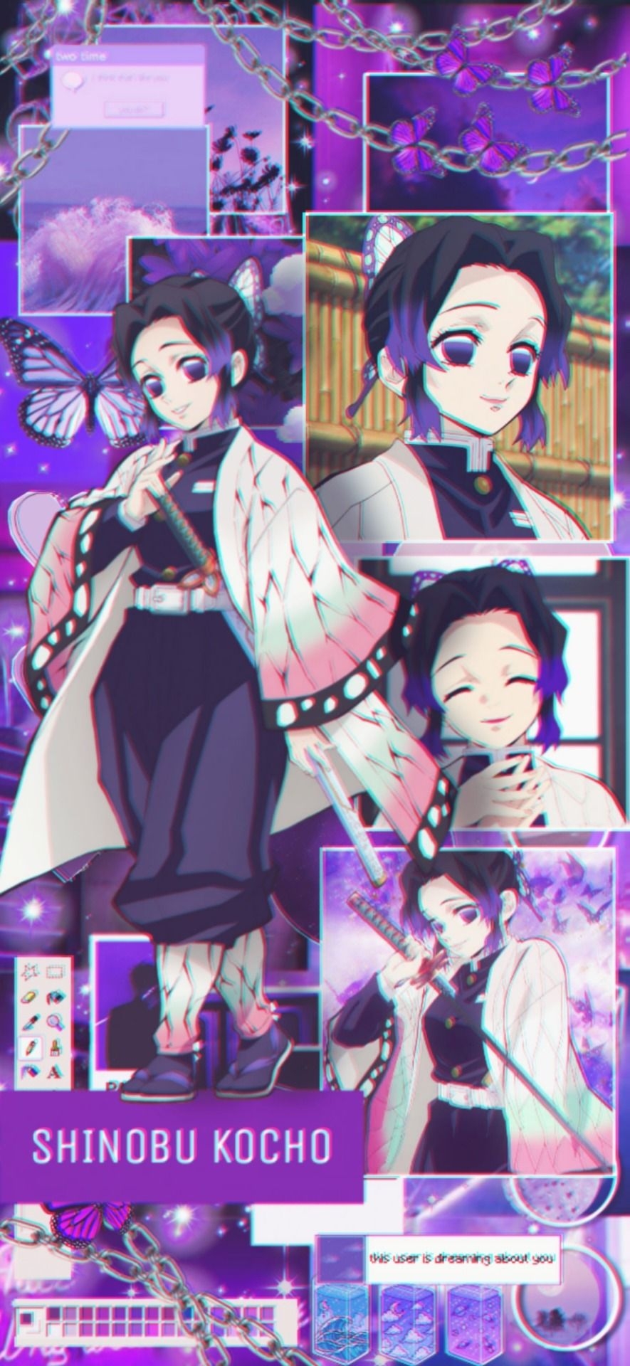 890x1920 kocho wallpaper Tumblr posts, Phone