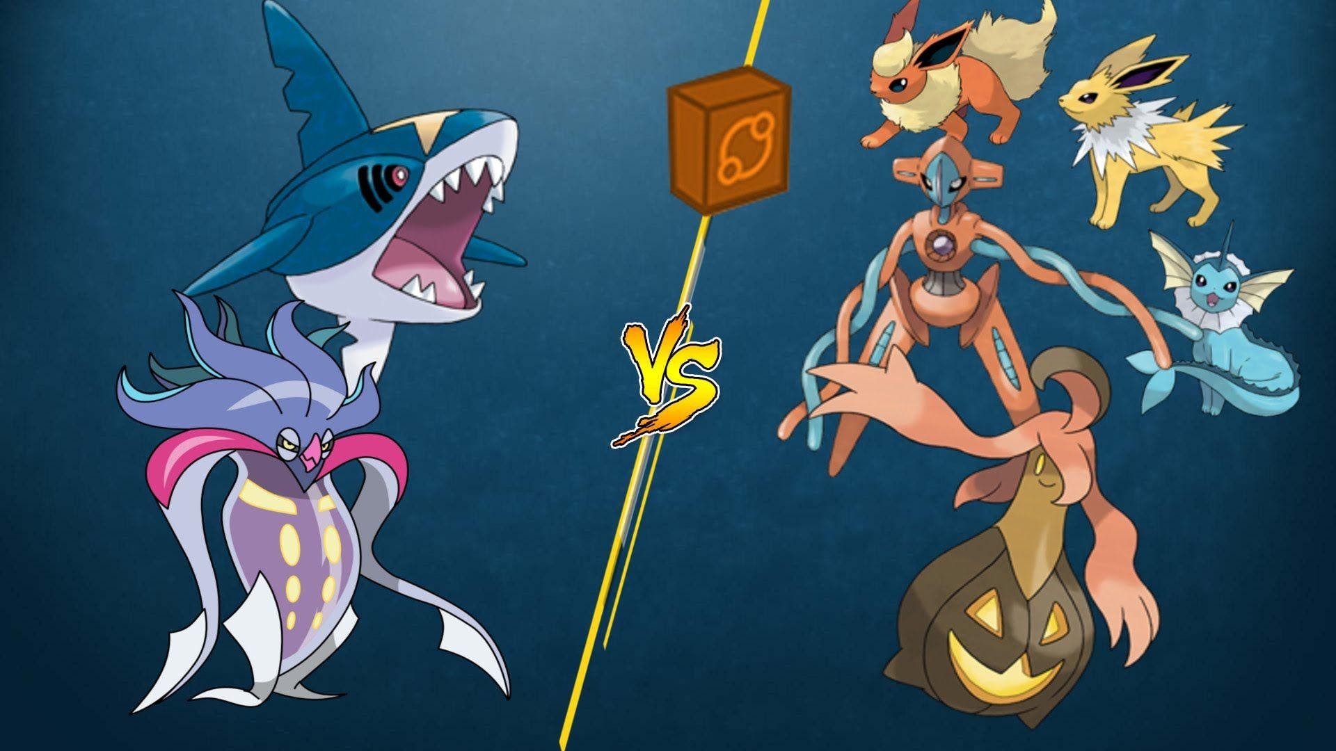 1920x1080 PTCGO Stream Match Malamar Sharpedo Vs Gourgeist Deoxys, Desktop