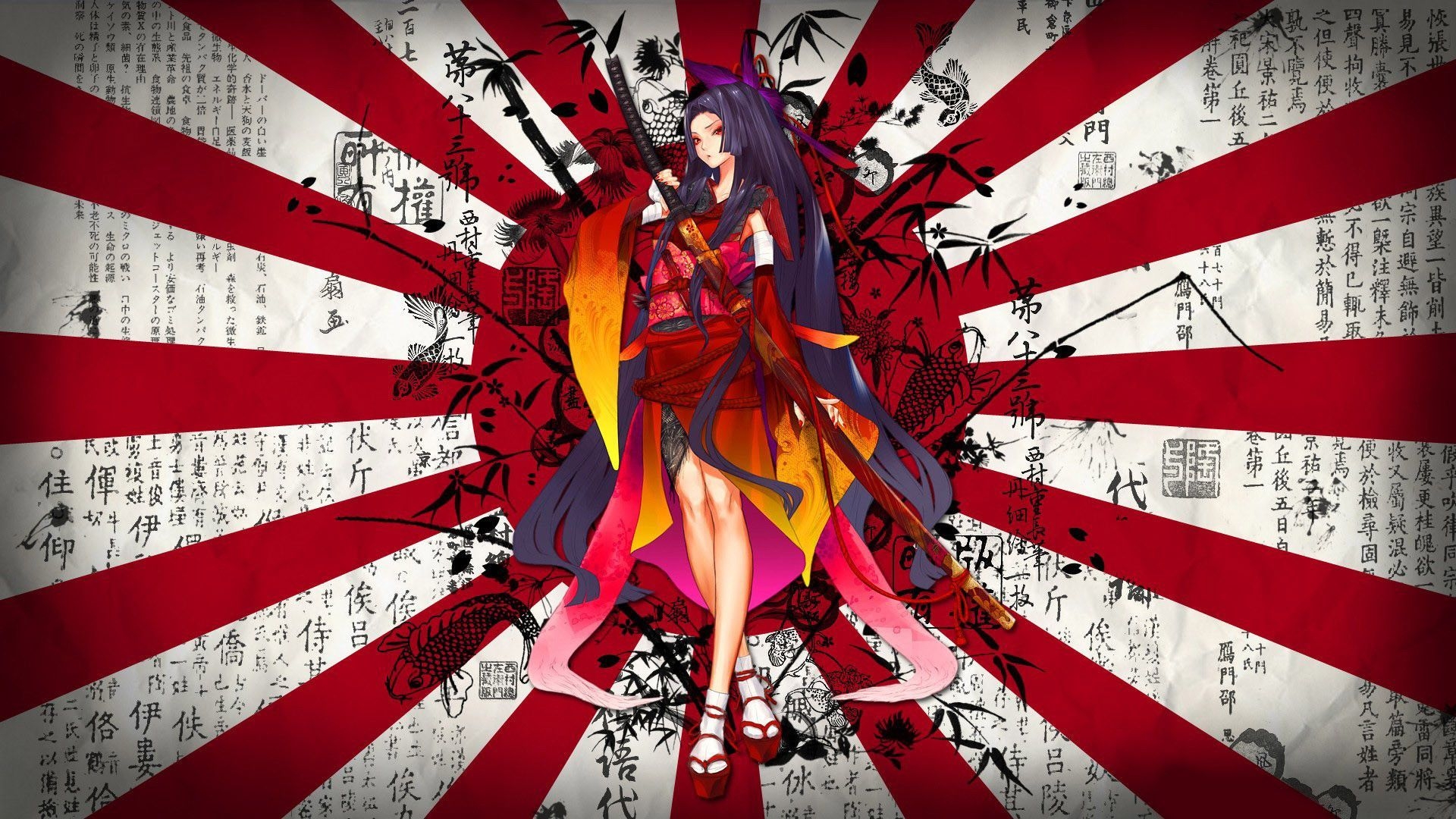 1920x1080 Samurai Girl Desktop Wallpaper Free Samurai Girl Desktop, Desktop