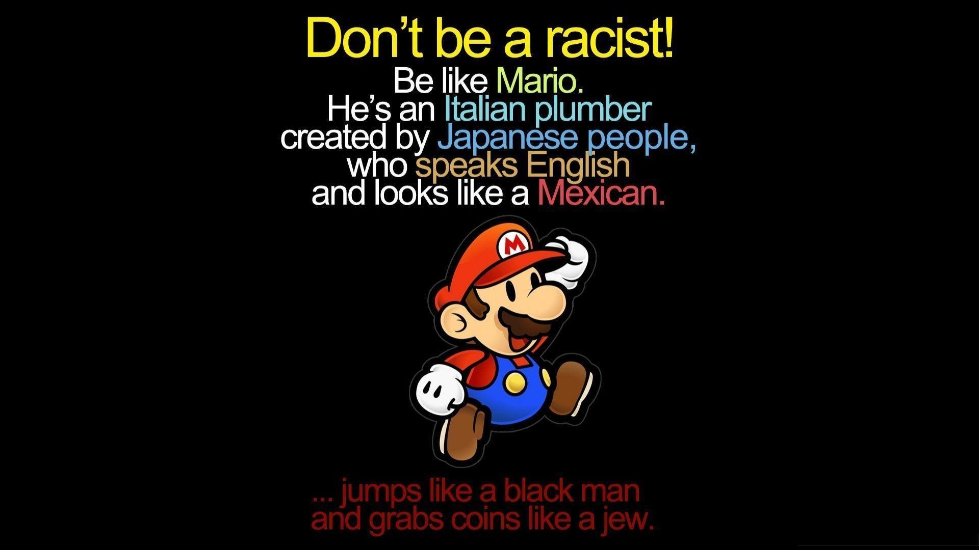 1920x1080 Dont be a racist Wallpaper, Desktop