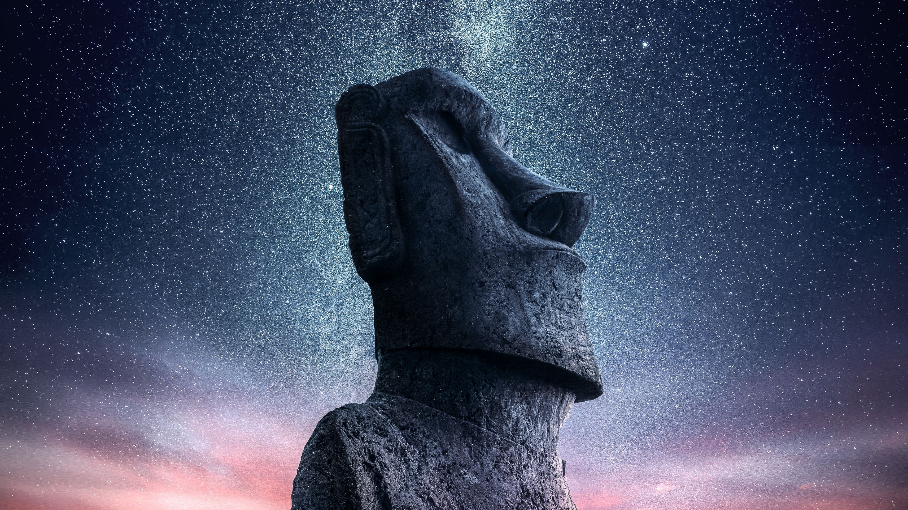 3840x2160 Moai 4K wallpaper for your desktop or mobile screen free and easy to download, Desktop