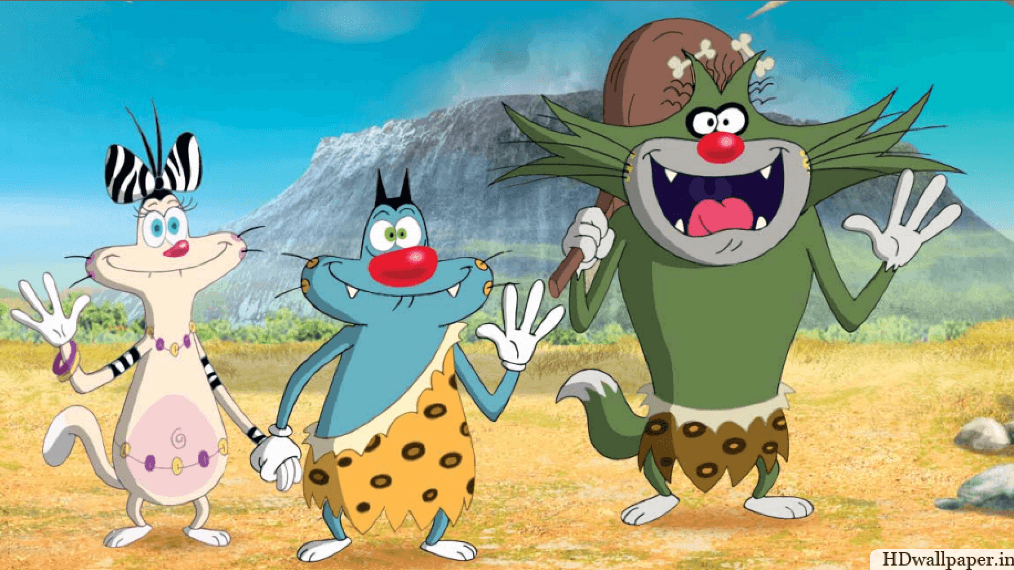3840x2160 Oggy And The Cockroaches Wallpaper HD, Desktop