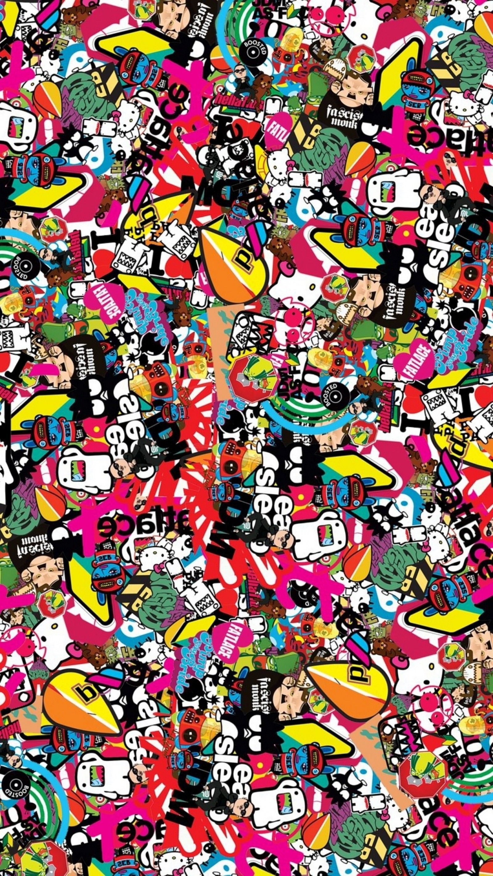 1600x2850 Colorful Doodle Art Wallpaper Free Colorful Doodle Art Background, Phone