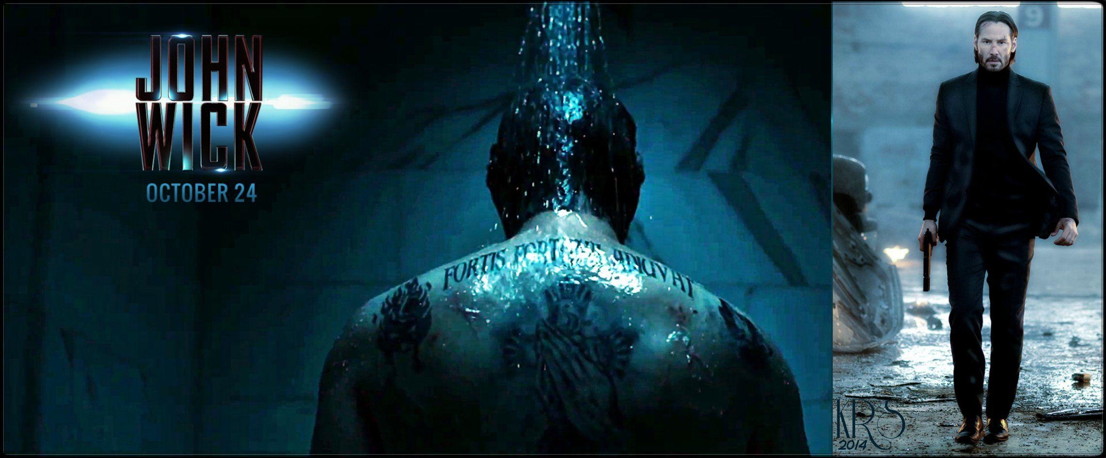 2280x950 JOHN WICK Action Thriller Hitman Assassin John Wick Reeves Keanu, Dual Screen