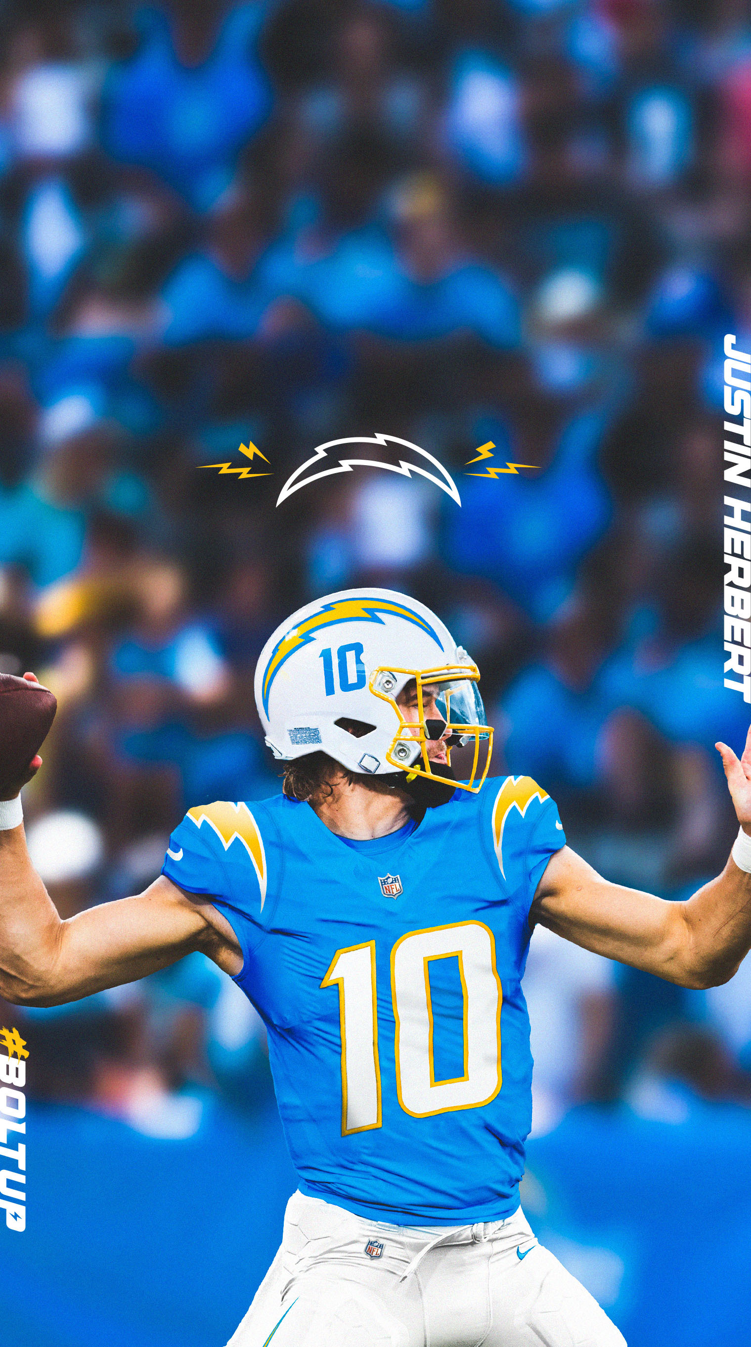 1520x2730 Anyone have a cool Justin Herbert phone wallpaper?: Chargers, Phone