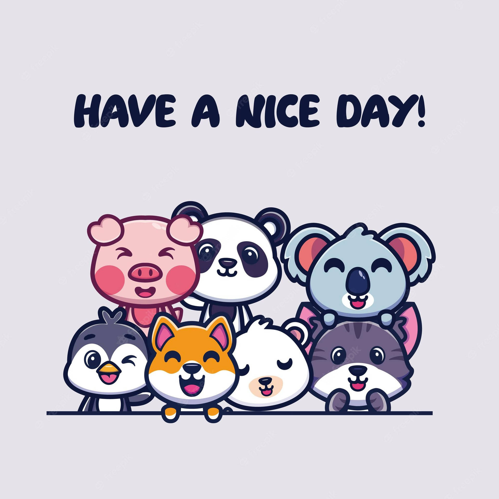 1920x1920 Kawaii Cute Animals Wallpaper, Phone