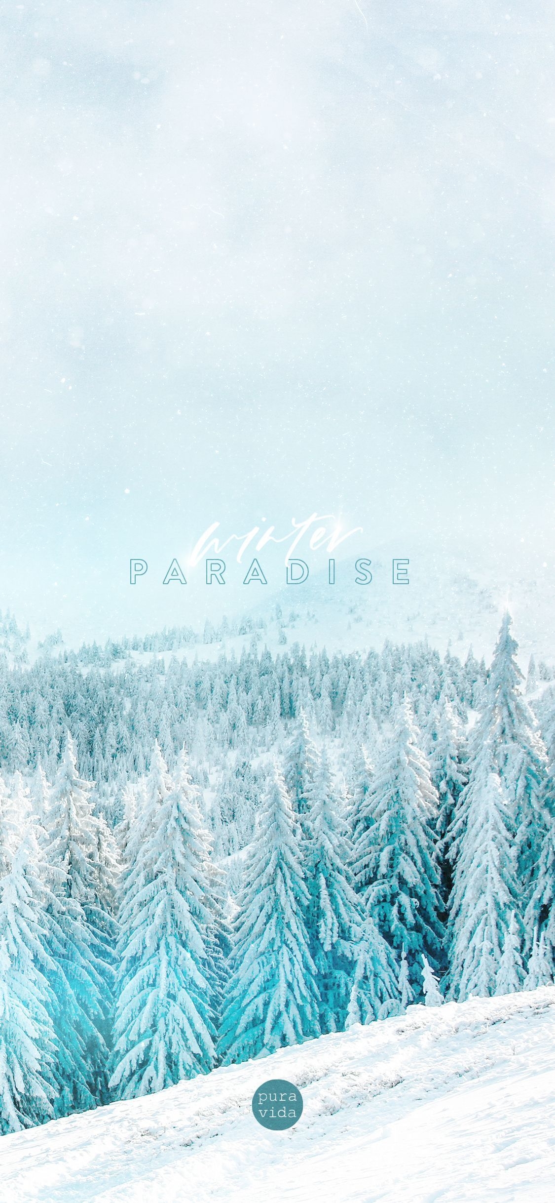 1130x2440 Winter paradise ❄️ #puravidabracelets #digi #downloads #background. iPhone wallpaper winter, Winter wallpaper, Wallpaper, Phone