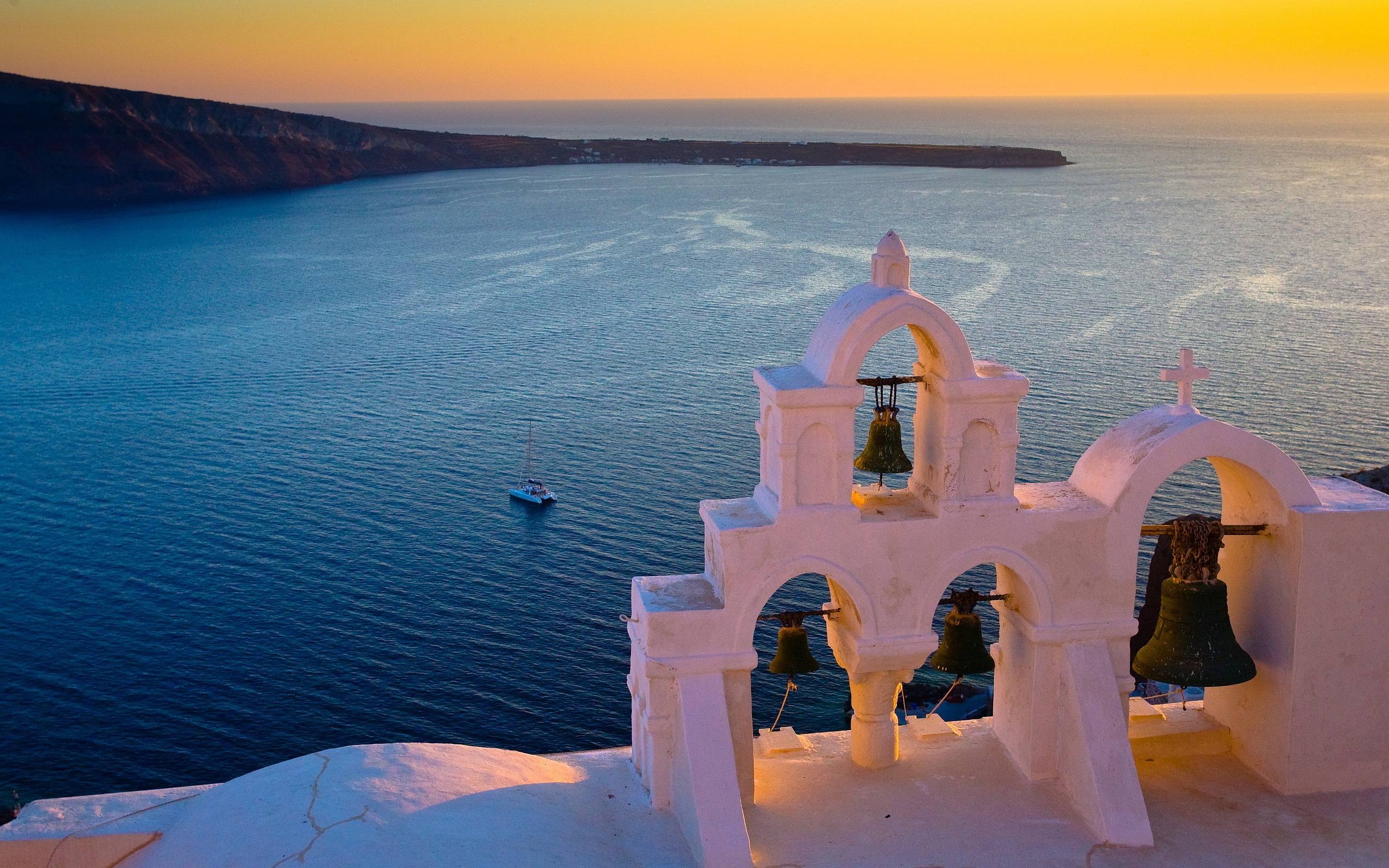 2560x1600 Greece Santorini Wallpaper, Desktop