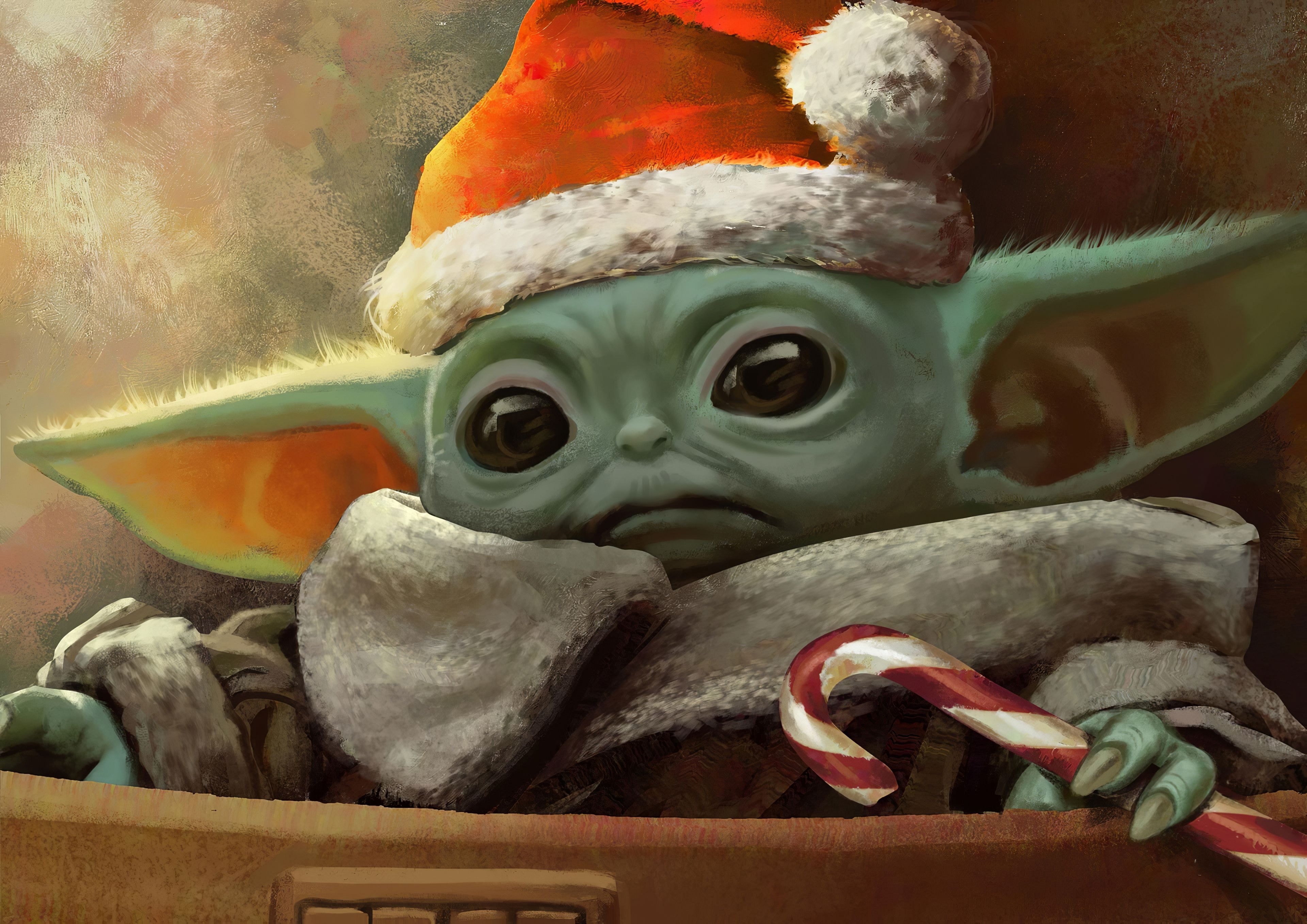 3840x2720 Wallpaper 4k Baby Yoda X Mas Theme Baby Yoda X Mas Theme 4k wallpaper, Baby Yoda X Mas Theme wallpaper, Desktop