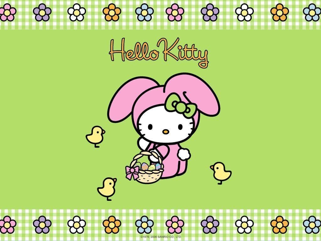 1030x770 Hello Kitty Easter Wallpaper Free Hello Kitty Easter Background, Desktop