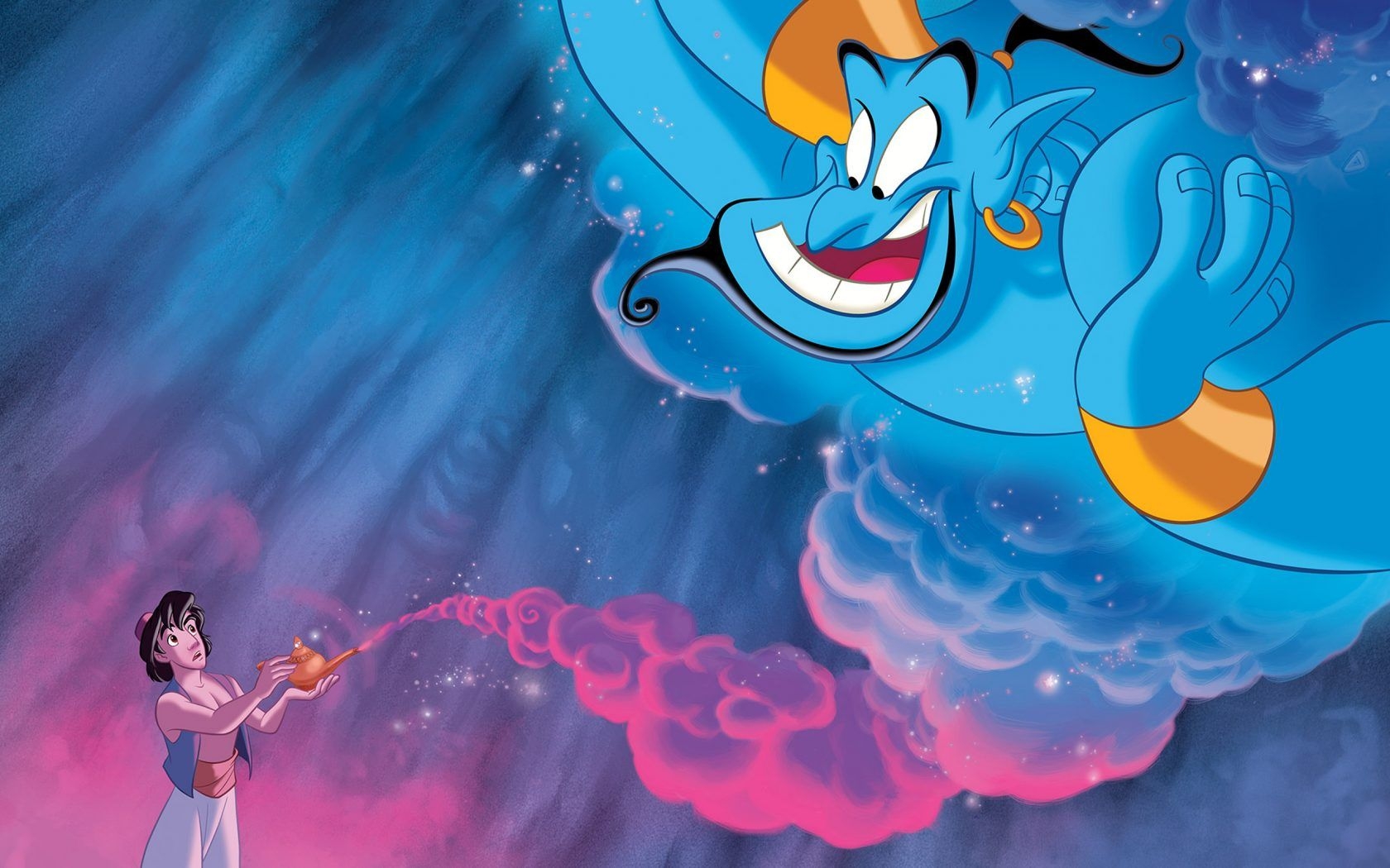 1680x1050 Aladdin And The Spirit Of Magic Lamp Disney Wallpaper HD 2560x1600, Wallpaper13.com, Desktop