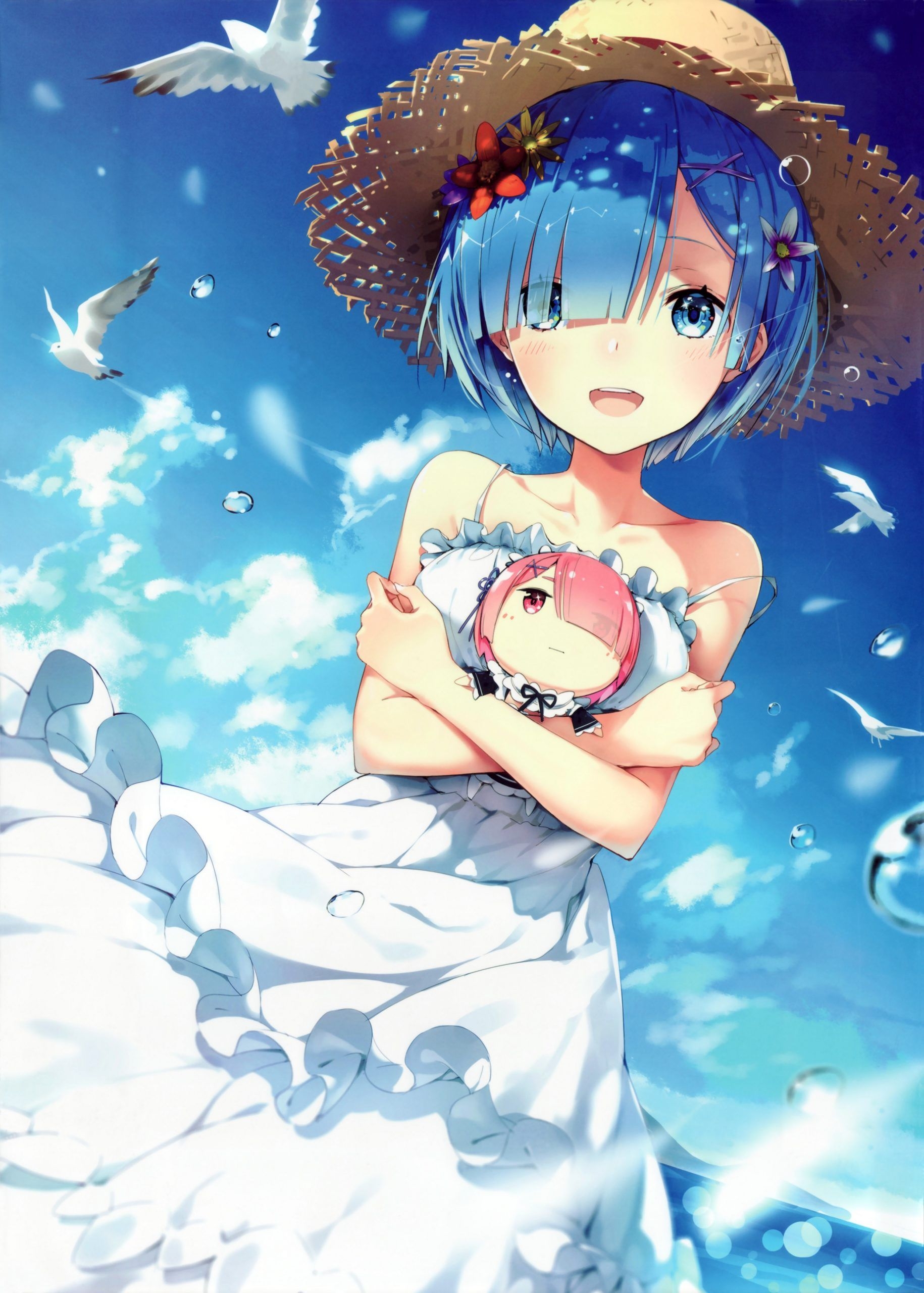 1830x2560 Rem Re Zero Wallpaper, Phone