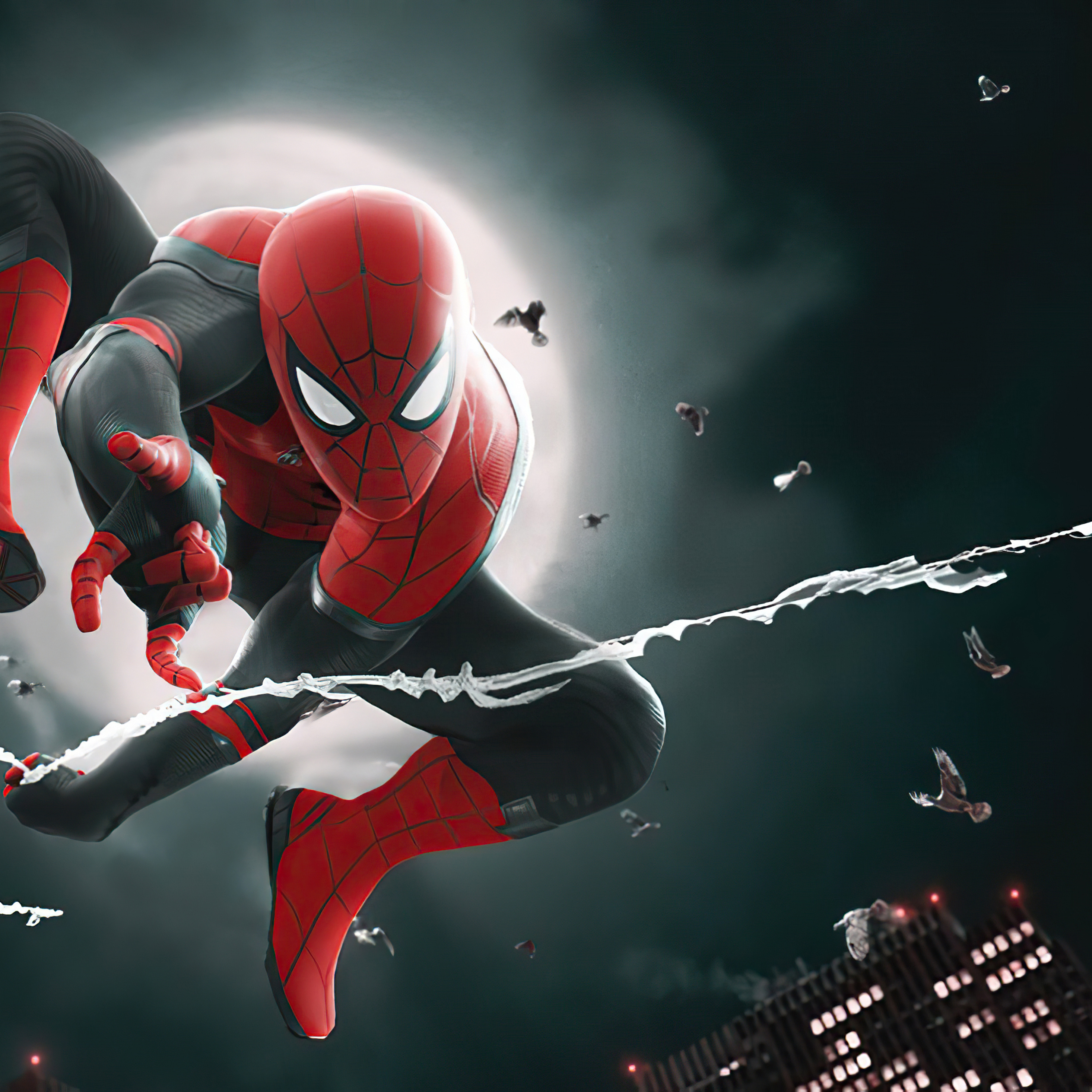 2940x2940 Spider Man Night 4k iPad Pro Retina Display HD 4k Wallpaper, Image, Background, Photo and Picture, Phone