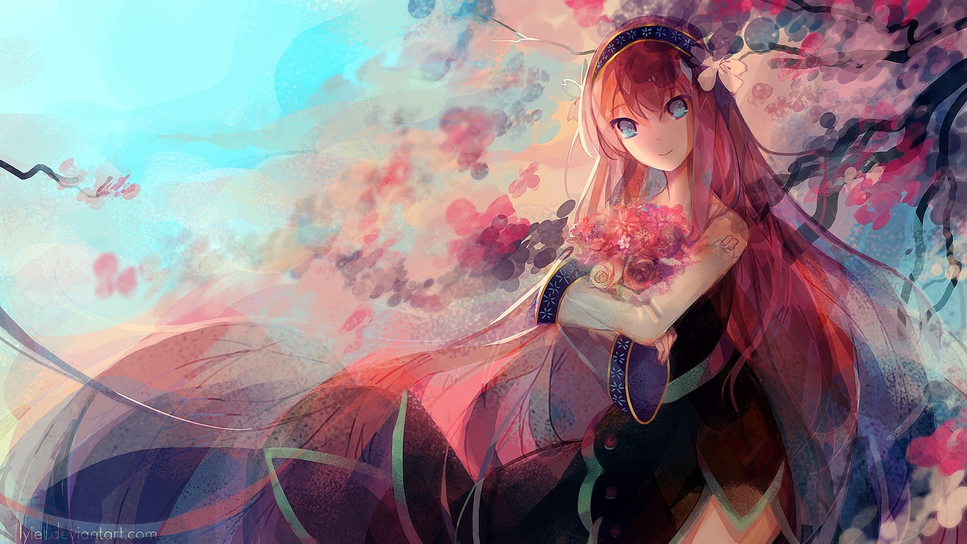 1920x1080 Megurine Luka, HD Wallpaper Anime Image Board, Desktop