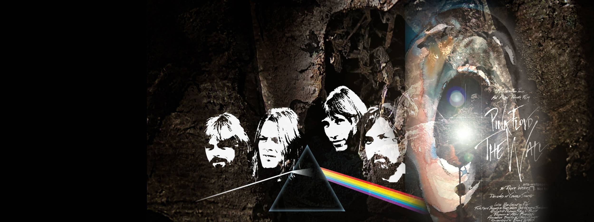 2500x940 Floyd HQFX Wallpaper Desktop, Dual Screen