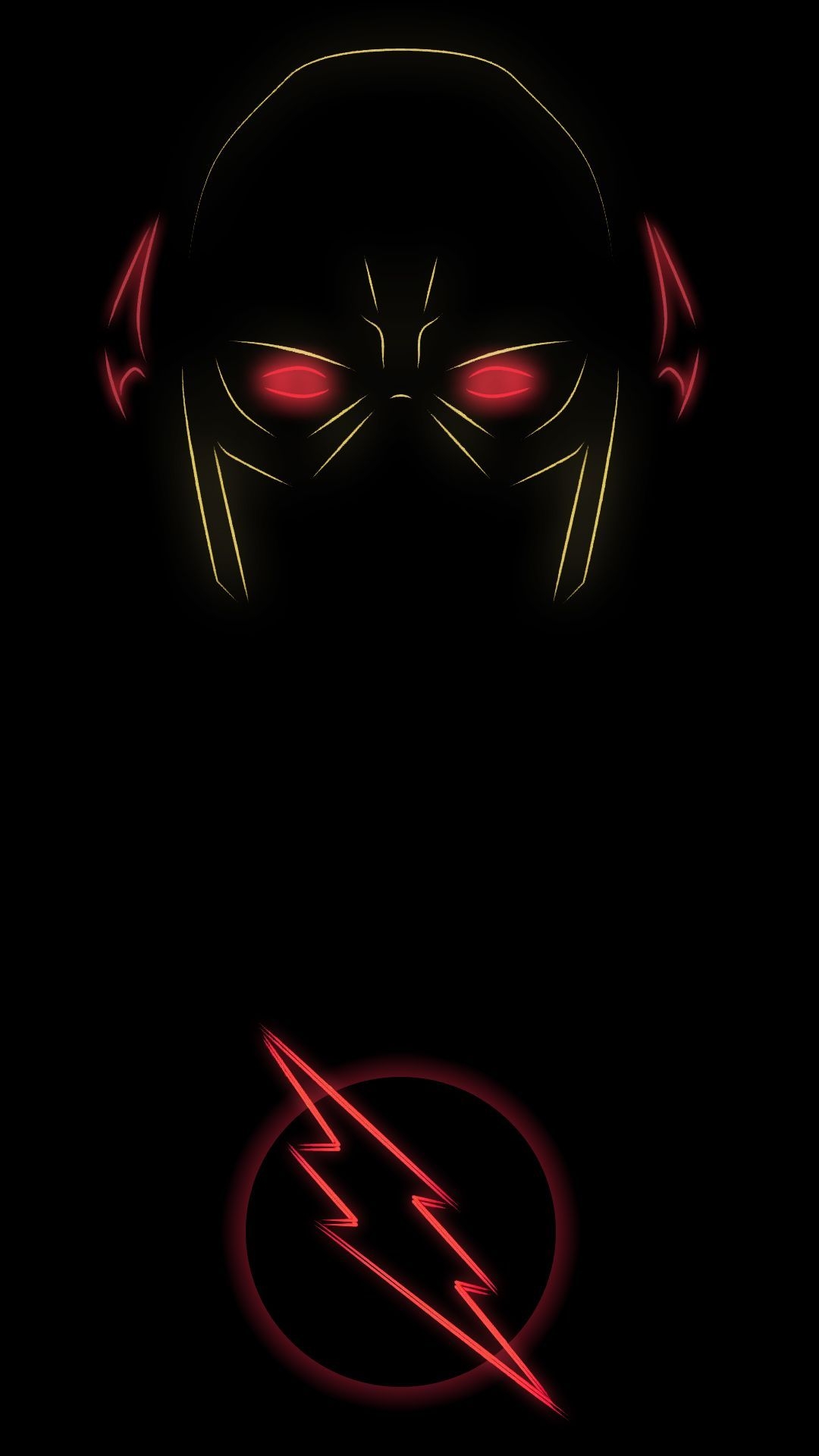 1080x1920 The Reverse Flash Neon Wallpaper. Arte de cómics, Fondos de comic, Flash fondos de pantalla, Phone