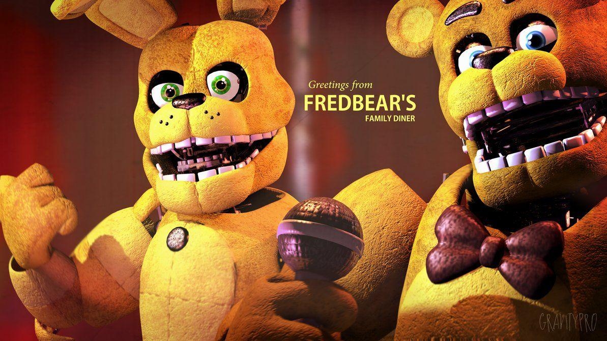 1200x670 Greetings from Fredbear's! [4k, FNAF], Desktop