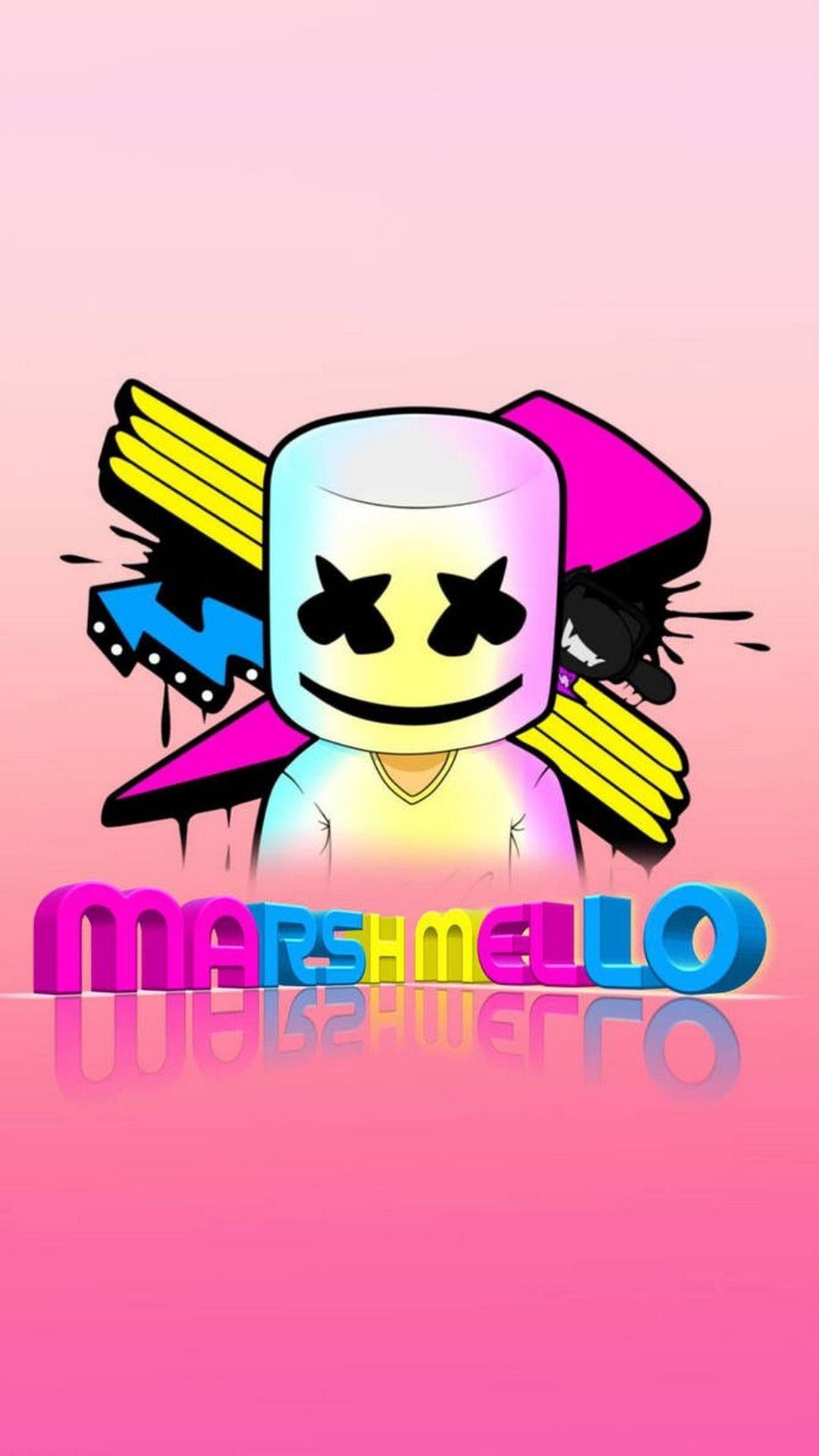 1080x1920 Marshmello HD iPhone Wallpaper Free Marshmello HD iPhone Background, Phone