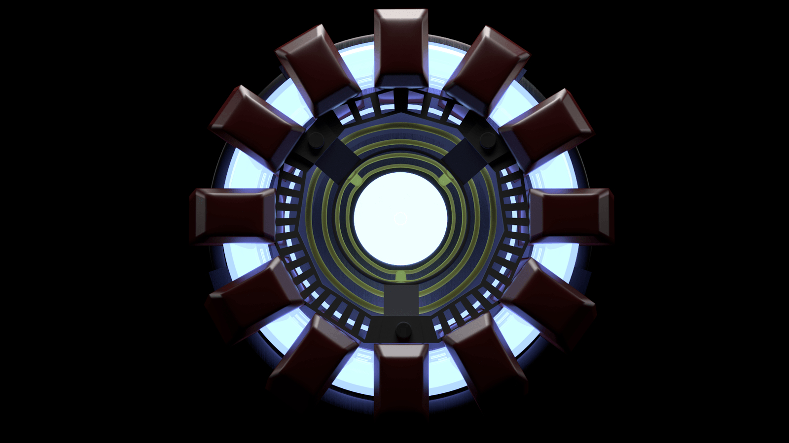 1600x900 Iron Man: Arc Reactor, Desktop