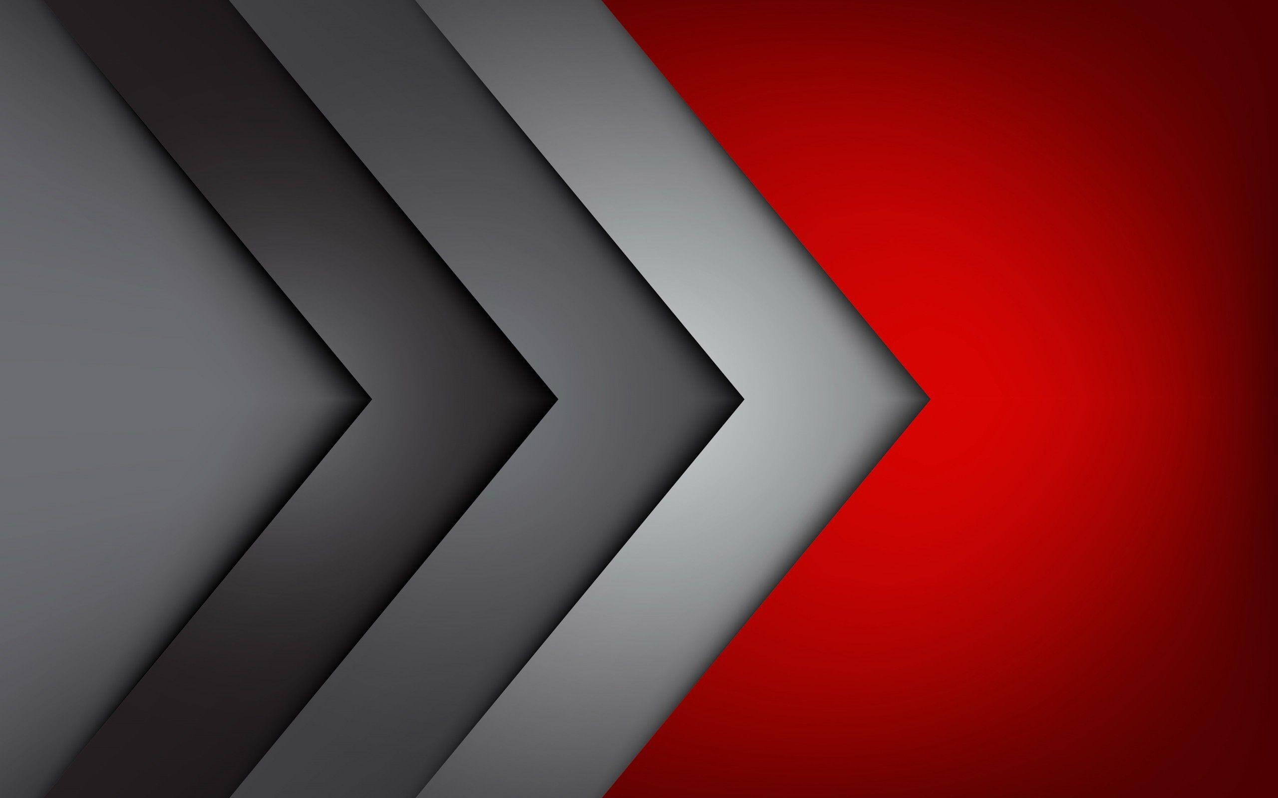 2560x1600 Red and Grey Wallpaper, Desktop