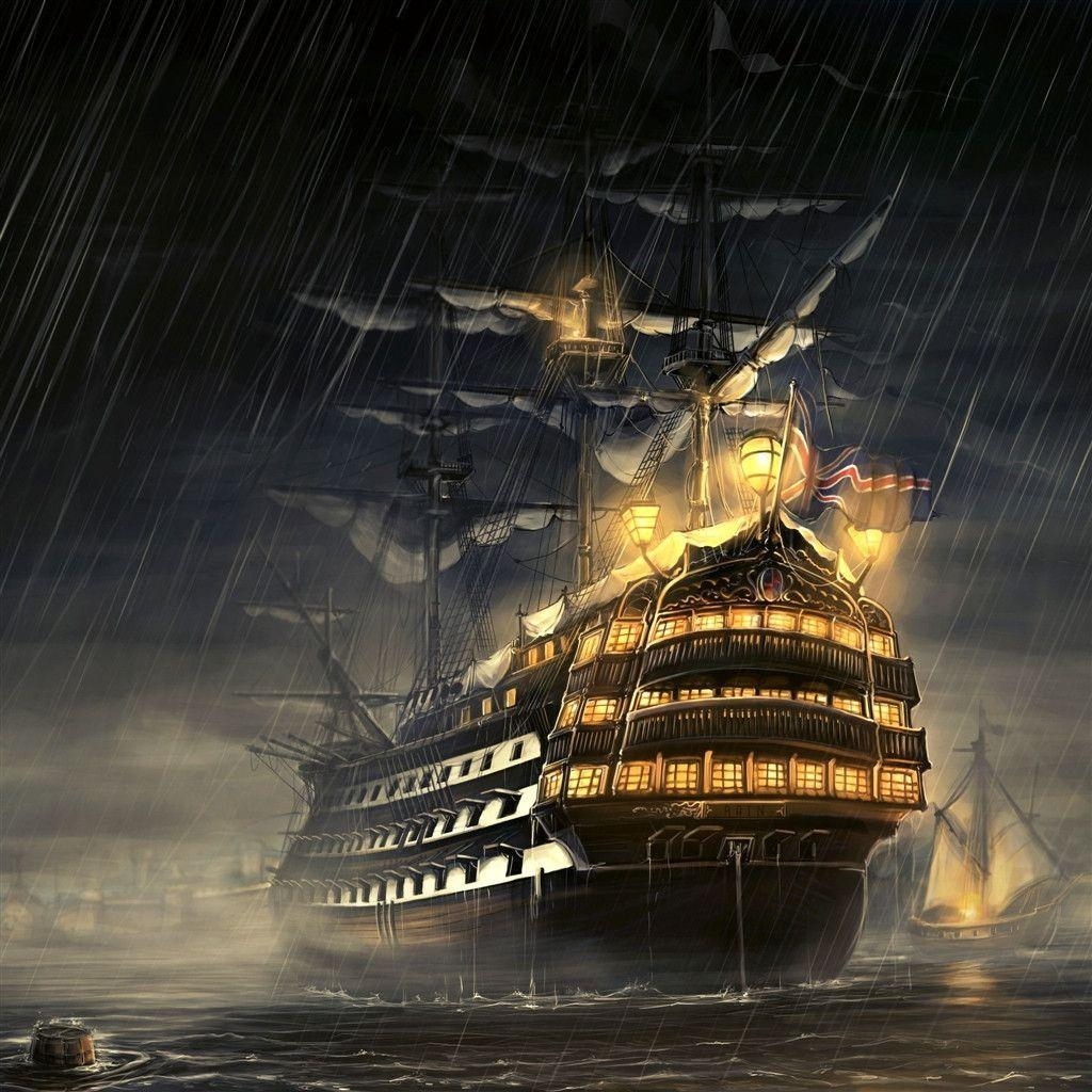 1030x1030 Pirate Ship iPad Air Wallpaper Download. iPhone Wallpaper, iPad, Phone