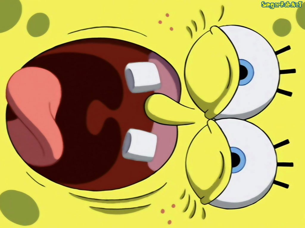 1030x770 Cute Spongebob Wallpaper: Sleepy Face Spongebob Wallpaper, Desktop