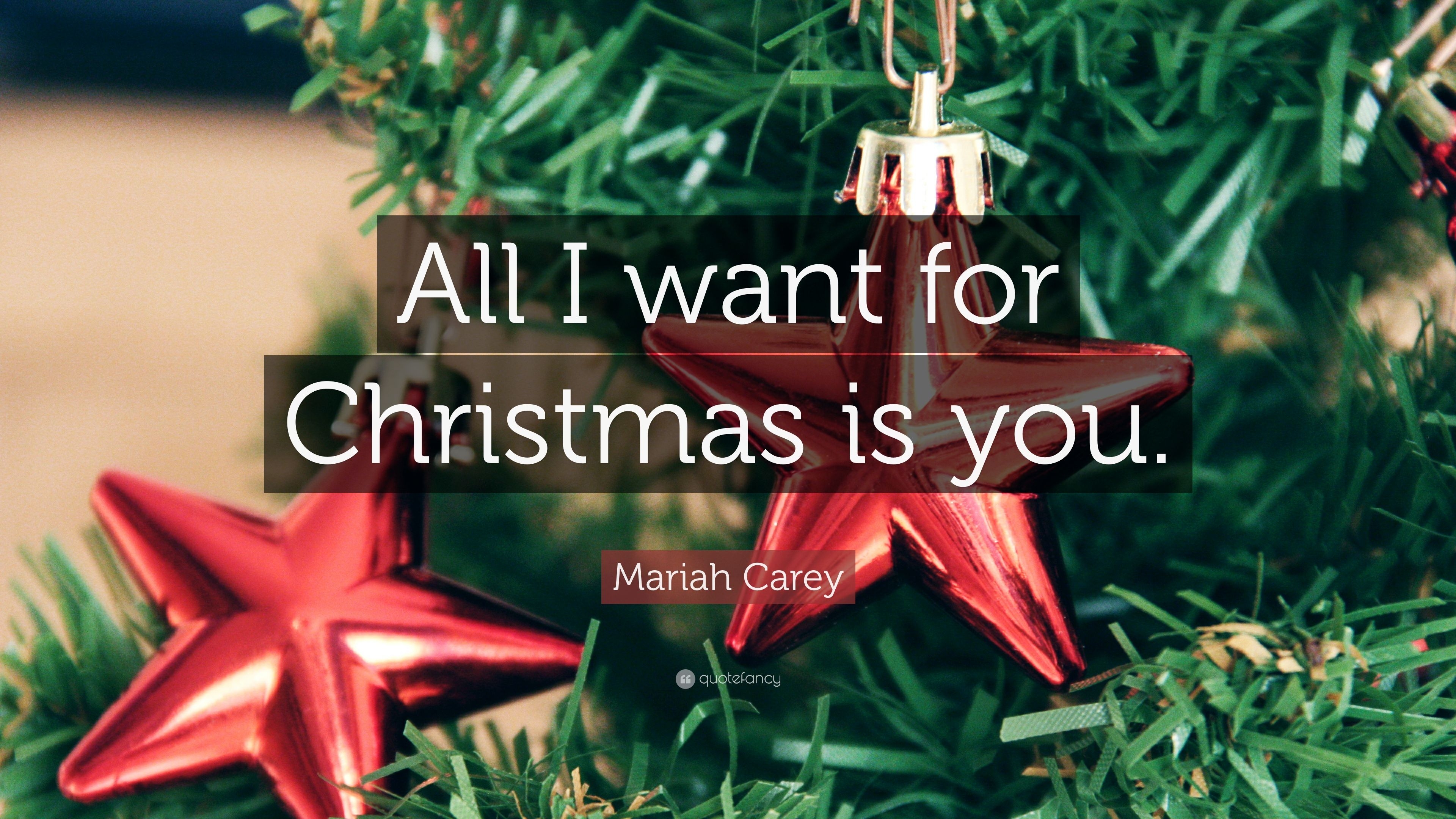 3840x2160 Mariah Carey Quote: “All I want for Christmas is you.” (15 wallpaper), Desktop