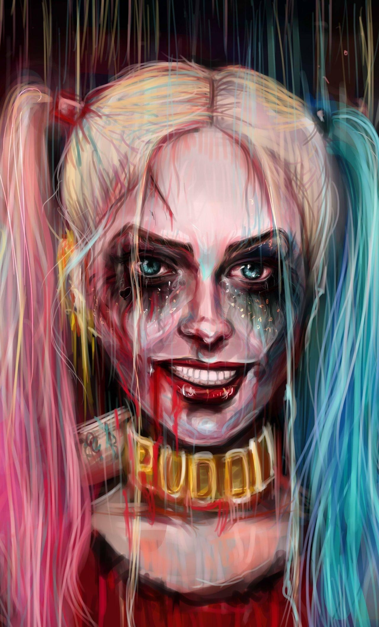 1280x2120 Harley and Joker iPhone Wallpaper Free Harley and Joker, Phone