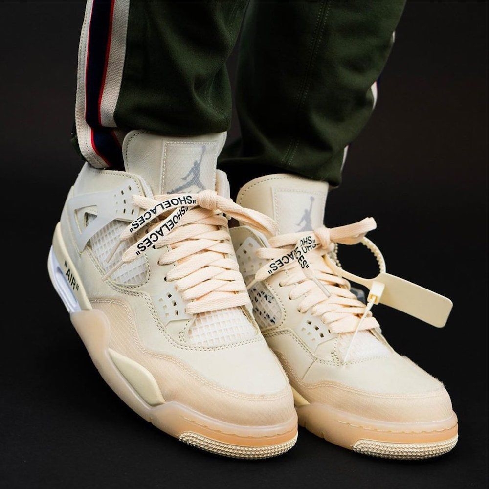 1000x1000 WMNS Off White X Air Jordan 4 “Sail” Official Store List, Phone