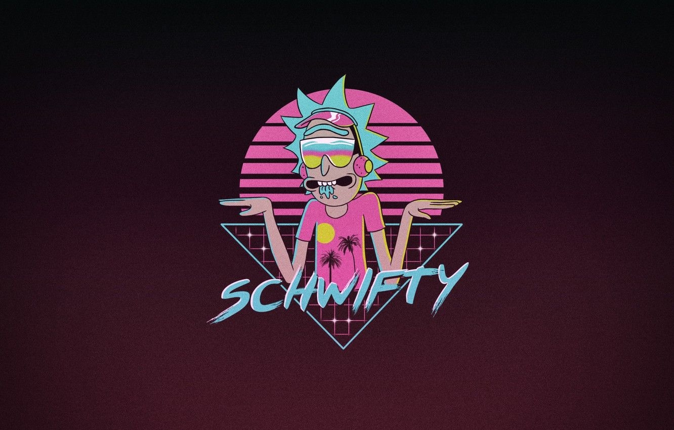 1340x850 Retro Rick And Morty Wallpaper, Desktop