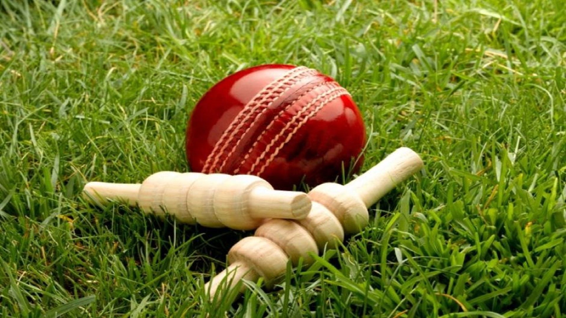 1920x1080 Cricket Ball And Bails, Desktop