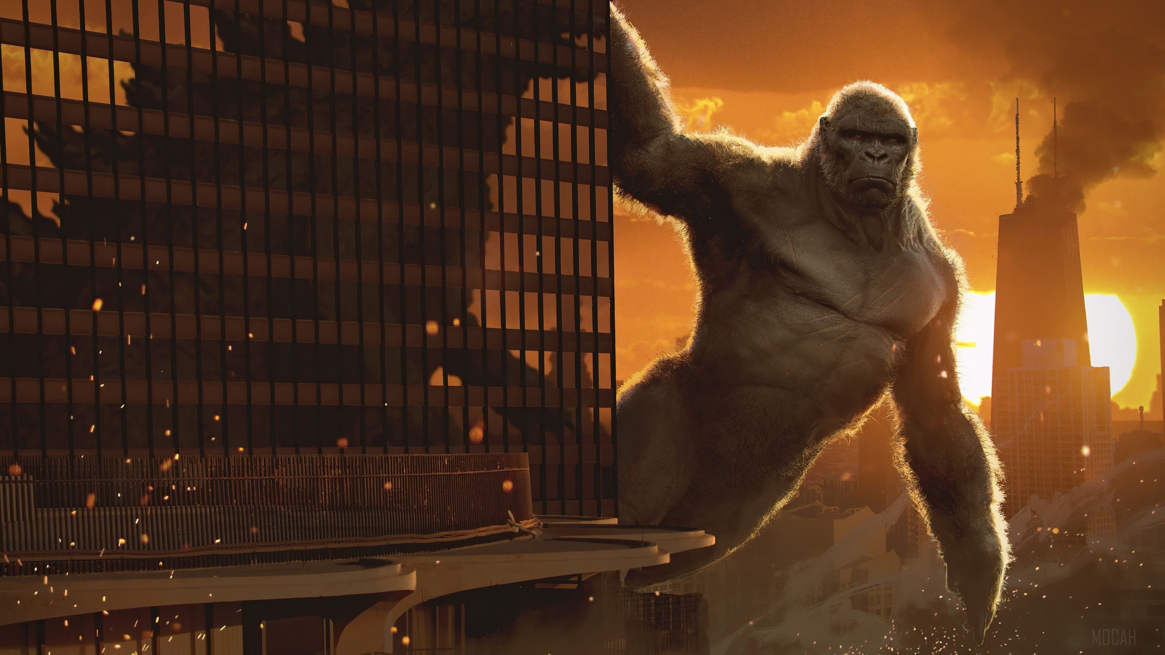 3840x2160 King Kong, Godzilla vs Kong, Movie 4k wallpaper. Mocah HD Wallpaper, Desktop