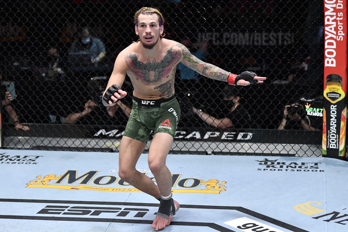 1200x800 Sean O'Malley Gets A Tattoo Of Himself On Neck To Celebrate Jump Shot Victory Pose, Desktop