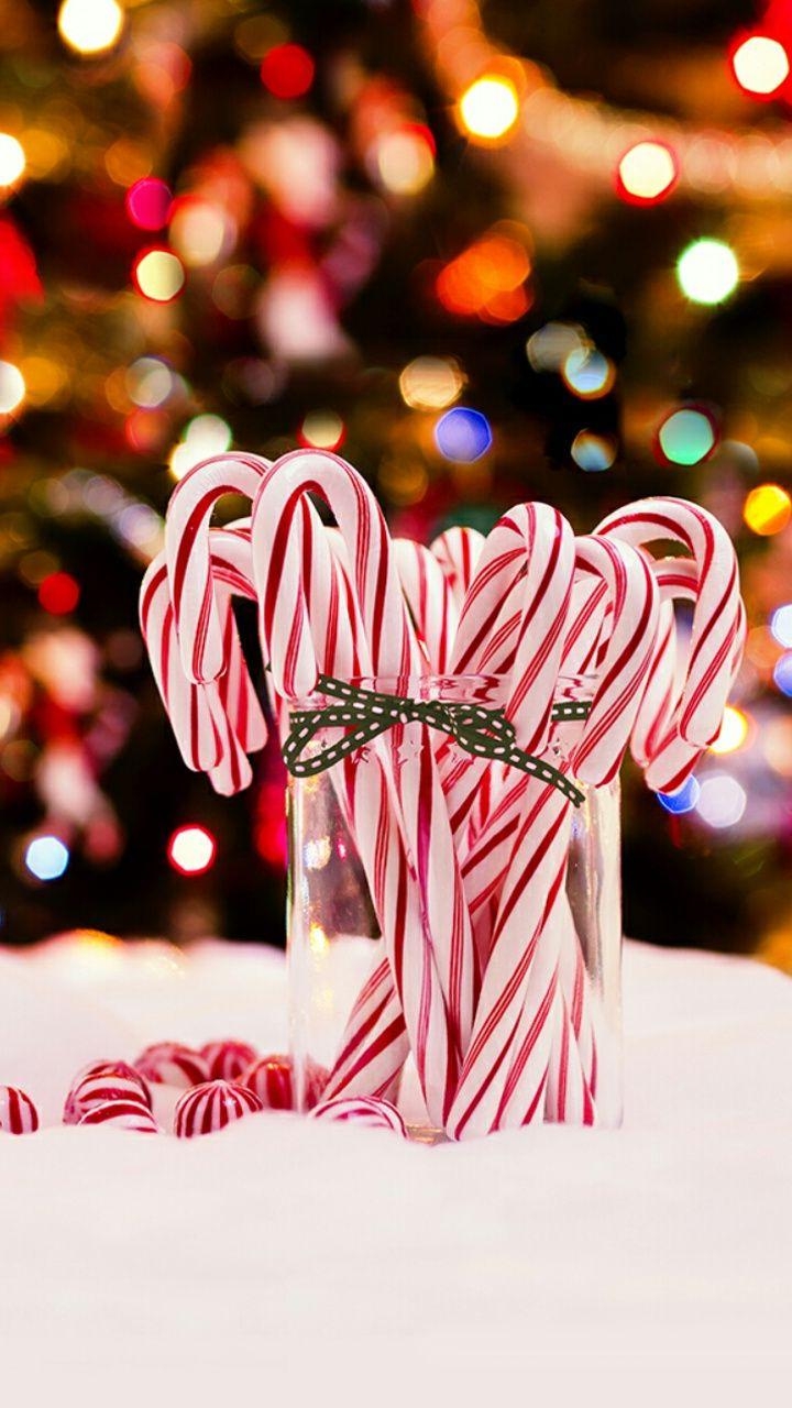 720x1280 Download Christmas Candy Cane Wallpaper free for mobile, Phone