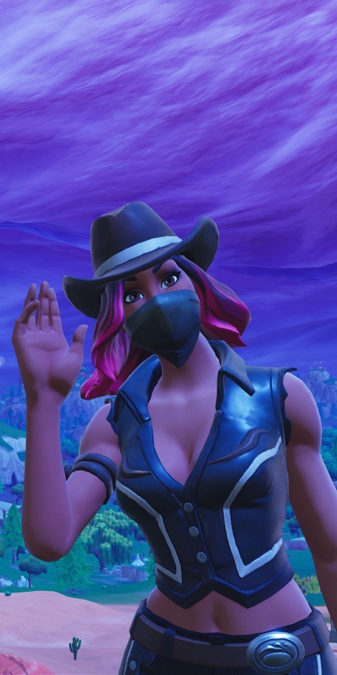 1080x2160 Calamity, cowgirl, Fortnite Battle Royale,  wallpaper, Phone