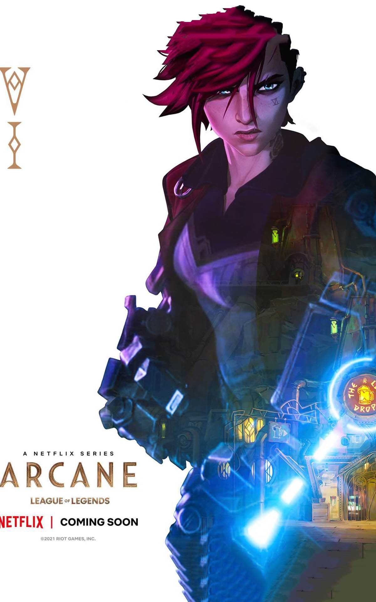 1200x1920 Vi Arcane Wallpaper, Phone