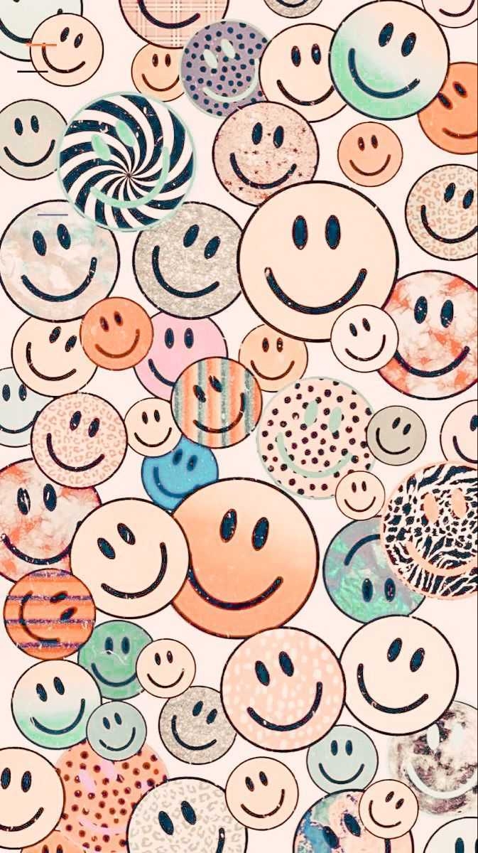 680x1200 Smiley Face Wallpaper, Phone