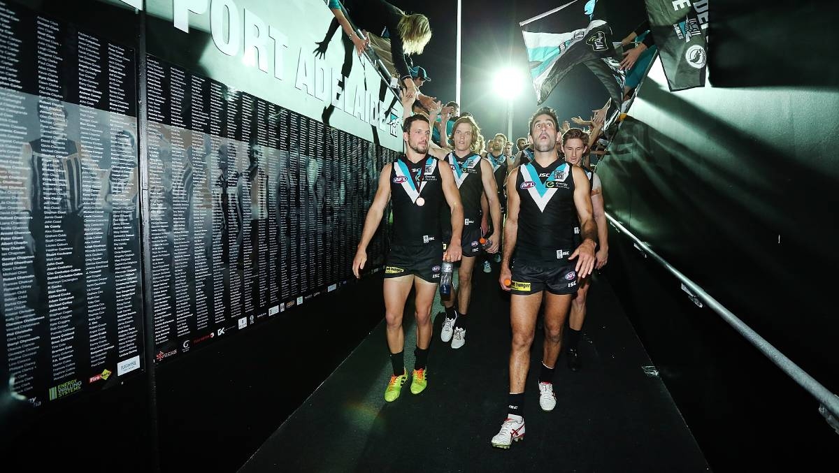 1200x680 Port Adelaide Stuns Geelong With 40 Point Victory. PHOTOS. Port Lincoln Times. Port Lincoln, SA, Desktop