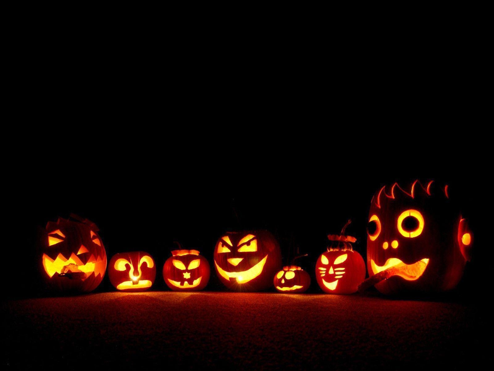 1600x1200 Cool Pumpkin Halloween Background, Desktop