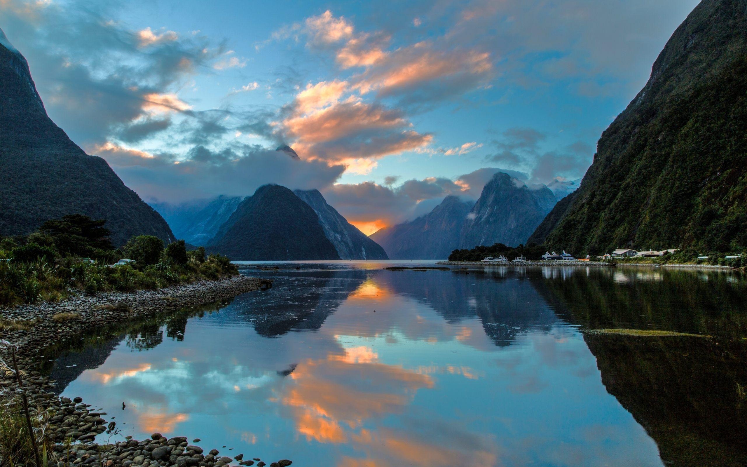 2560x1600 Milford Sound Wallpaper, Desktop