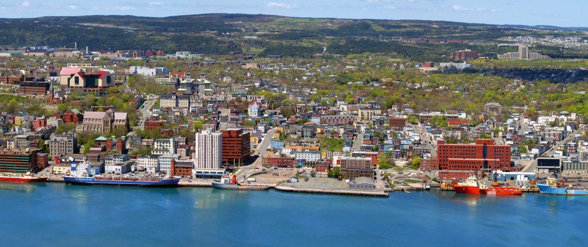 1920x810 St John Newfoundland Canada Johns Coast Wallpaper For Desktop, Dual Screen