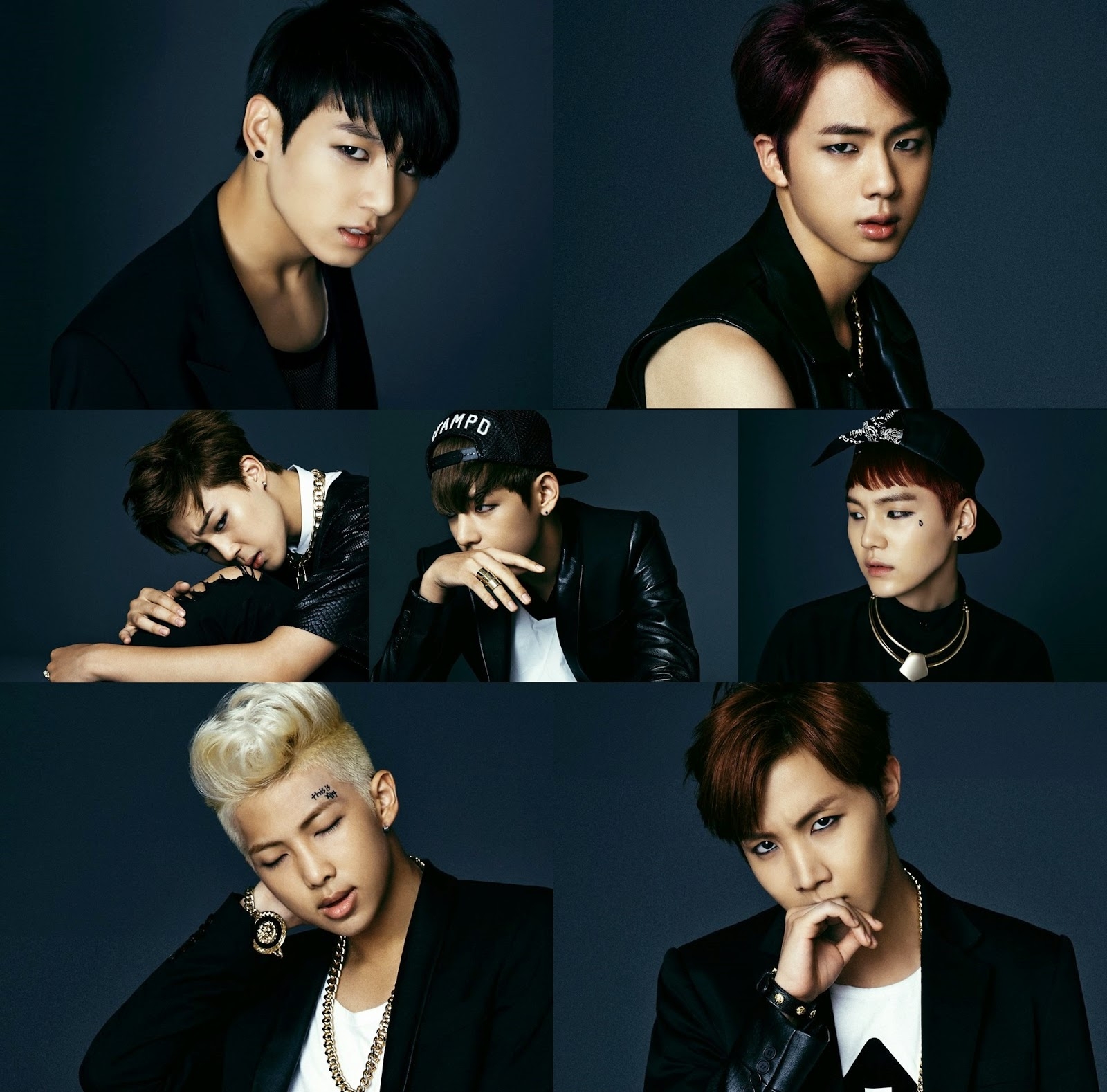 1600x1580 BTS release three batches of solo concept photo for 'Dark & Wild'. Daily K Pop News, Desktop