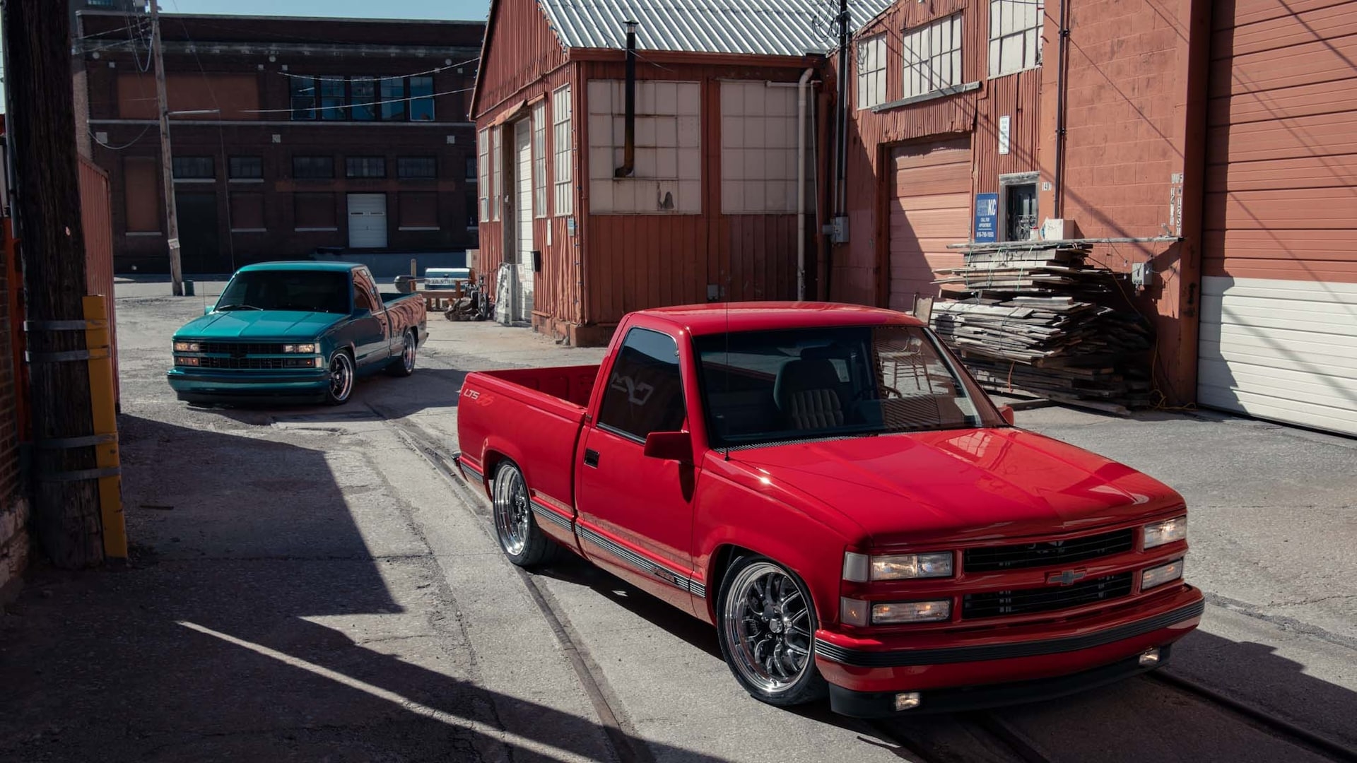 1920x1080 There's Corvette Power In This Pair Of LT Swapped Chevy OBS Pickups!, Desktop