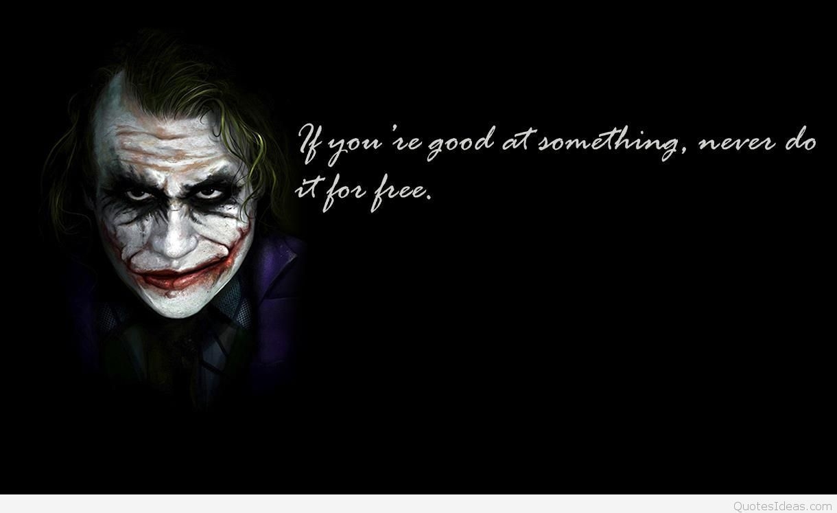 1220x750 Joker Quotes Wallpaper Free Joker Quotes Background, Desktop