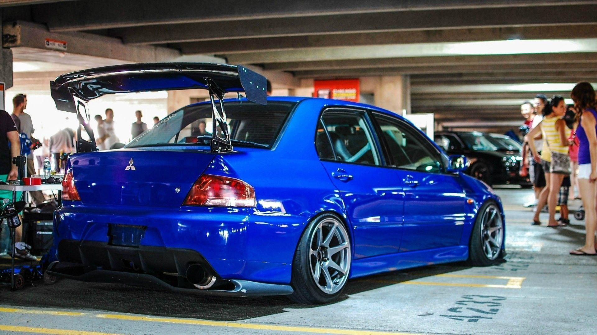 1920x1080 car, JDM, Mitsubishi, Blue Cars Wallpaper HD / Desktop and Mobile, Desktop