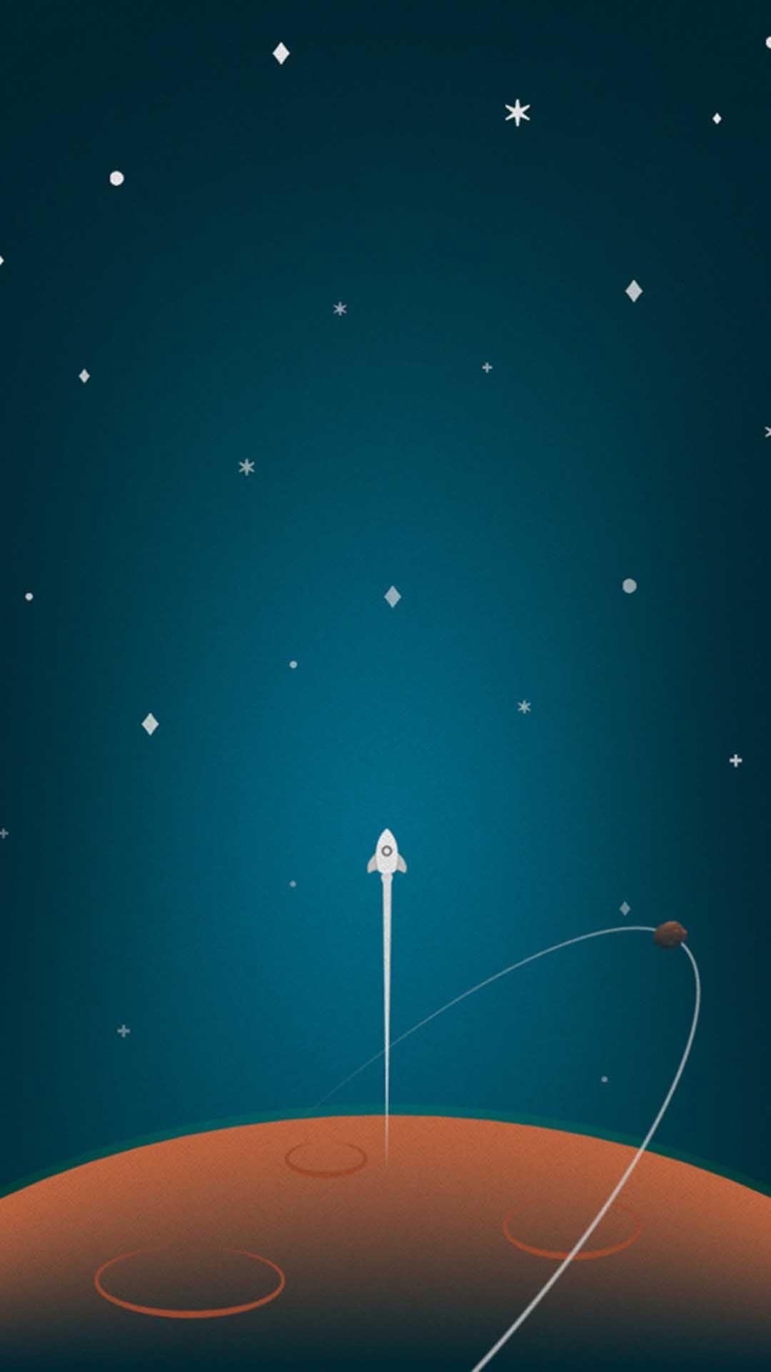 1080x1920 Universe Minimal Background HD Wallpaper, Phone